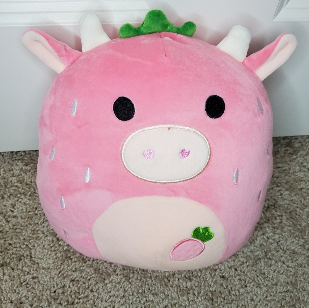 Pink Cow Plush Toy